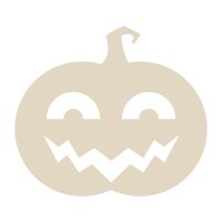 Dřevěná ozdoba Halloween 19 cm